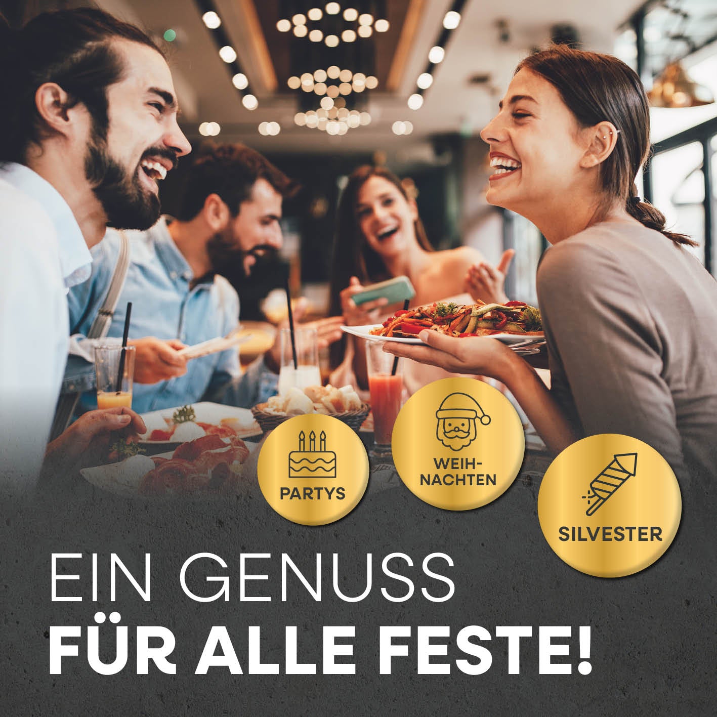 Raclette- & Fondue-Set GRANITlook - schwarz