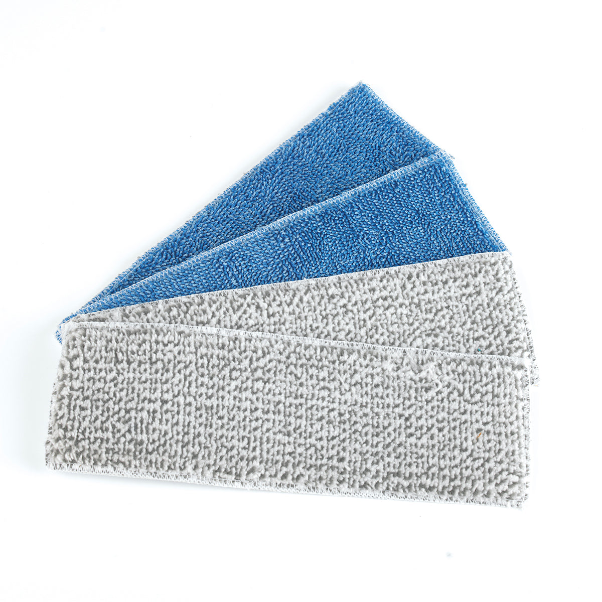 Ersatz-Tuch für Vibrationsmopp - 4er-Set in Blau und Grau