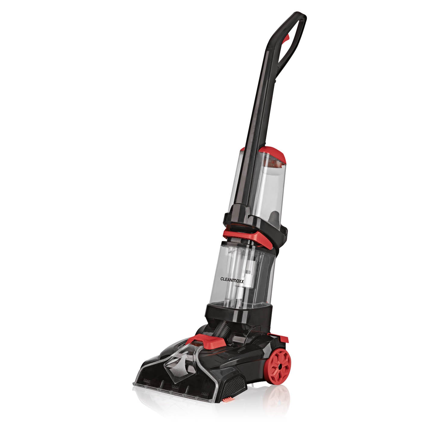 Teppichreiniger mit 800 W Power-Vibration, Dual-Tanksystem und 7,2 m Kabel für gründliche Teppichreinigung im Haushalt.