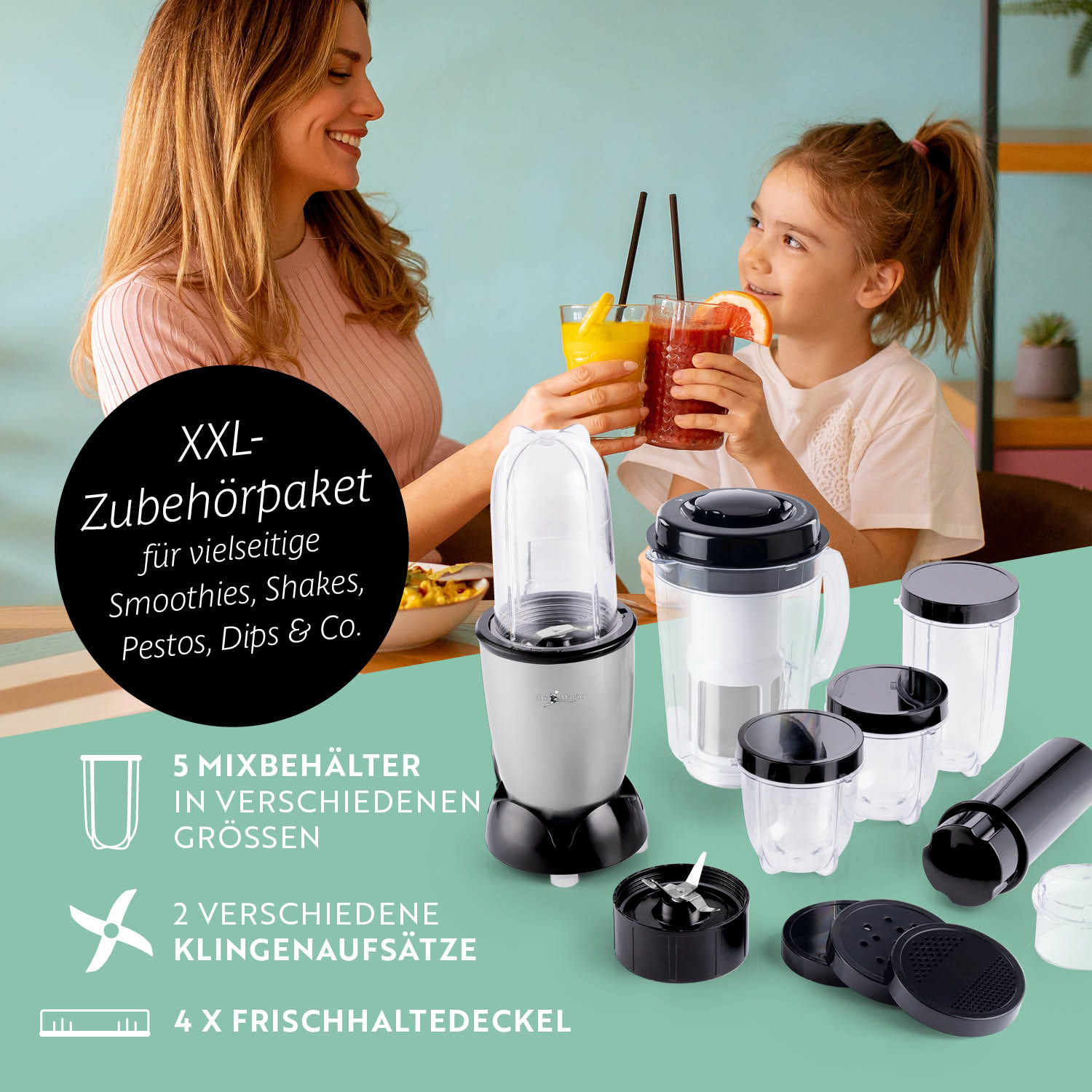 Mr. Magic Mixer - Silber/Schwarz