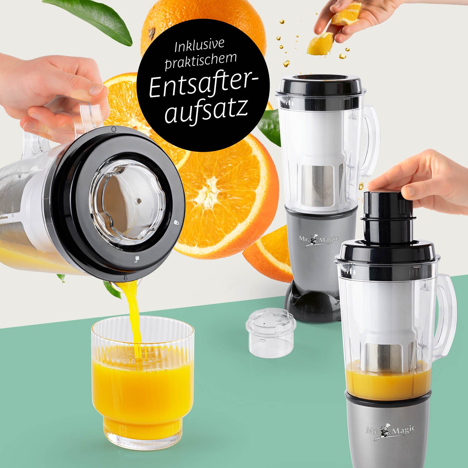 Mr. Magic Mixer - Silber/Schwarz