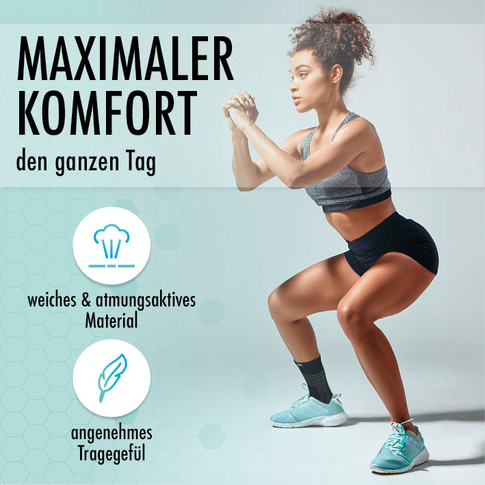 Knöchel-Bandage mit Kupferfasern & Carbon