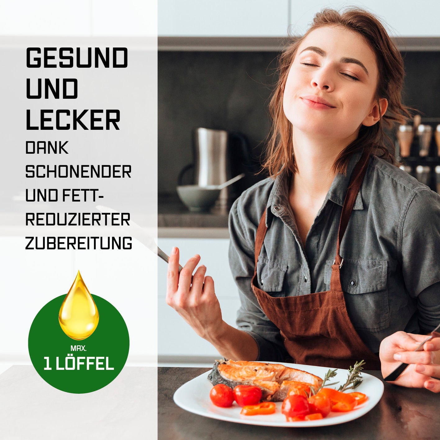 Doppelkammer-Heißluftfritteuse - 2x 4 l