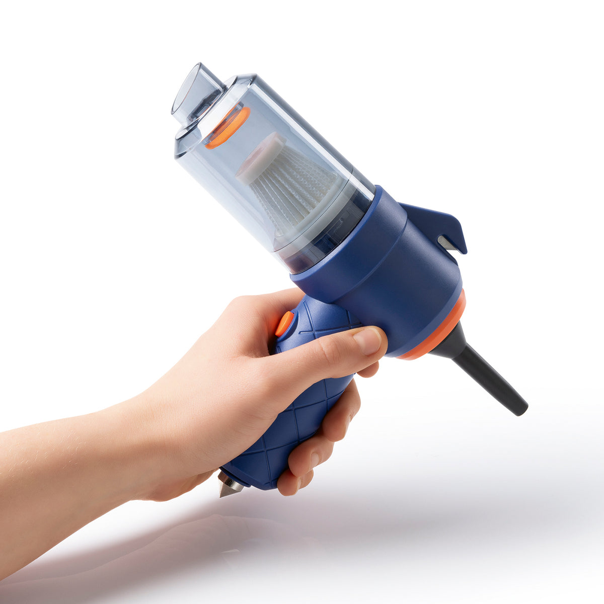 3-in-1-Akkusauger - Blau/Orange