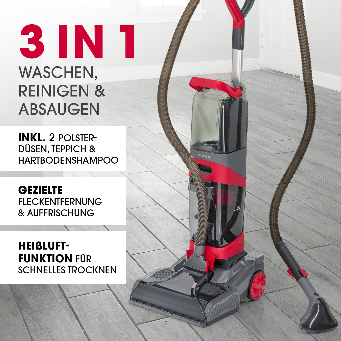 AquaStream Plus DUO Teppich- und Hartbodenreiniger