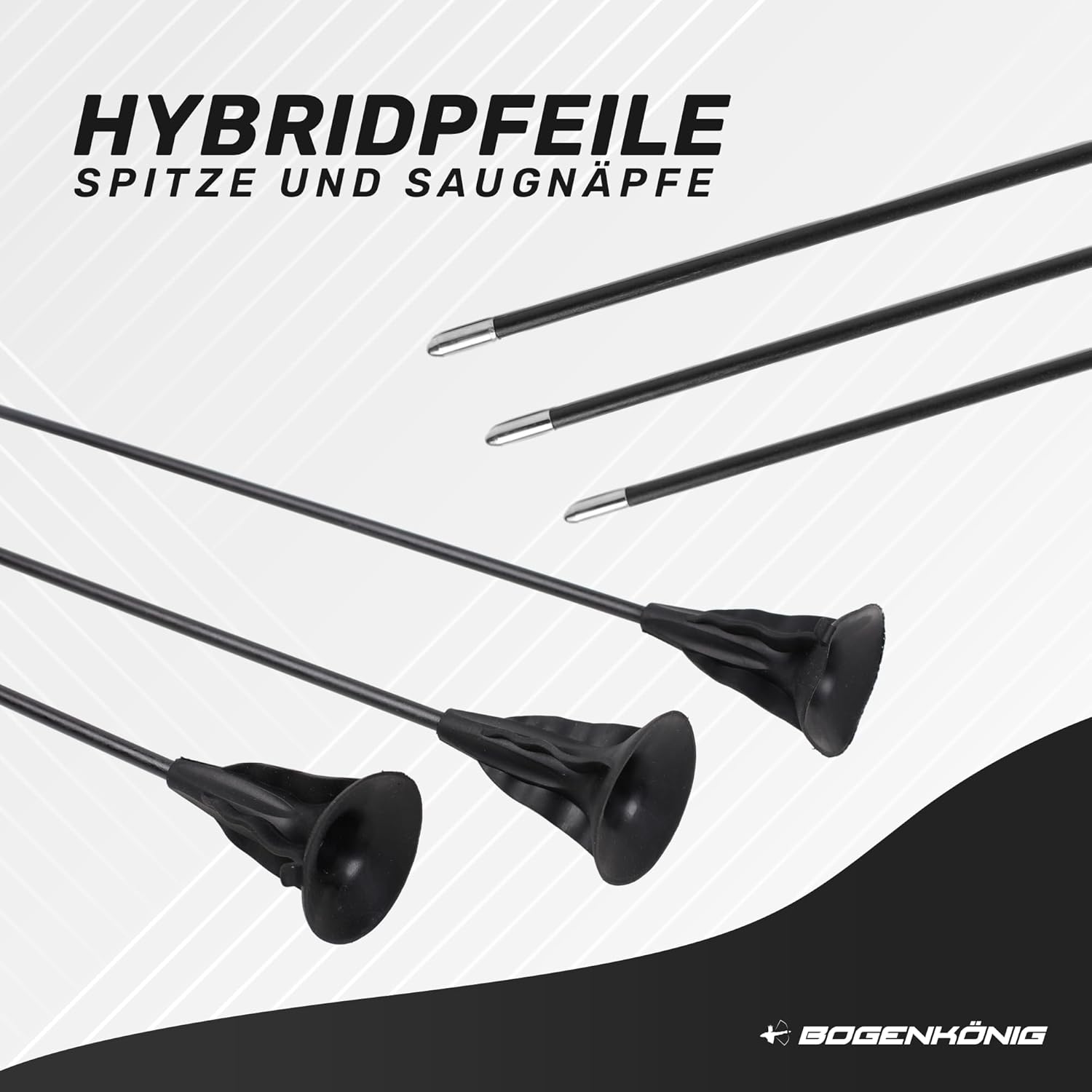Sportbogen-Einsteigerset mit 6 Pfeilen - ideal für Kinder ab 7 J.