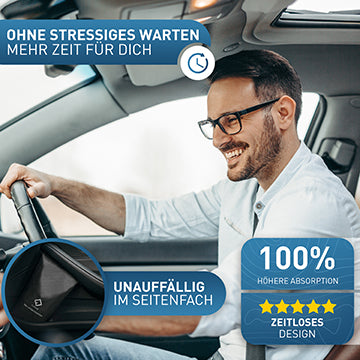 Auto-Luftentfeuchter Set (2 x 1 kg) mit Anti-Rutsch-Pad im Autoไม่ต้องฝาก