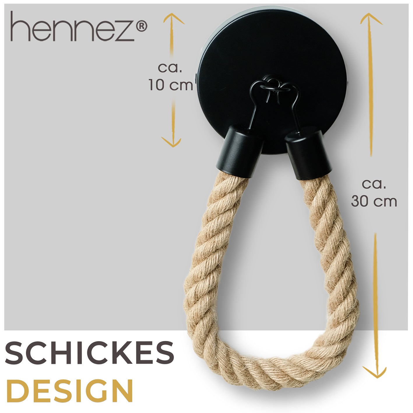 Toilettenpapierhalter ohne Bohren - Mattschwarz