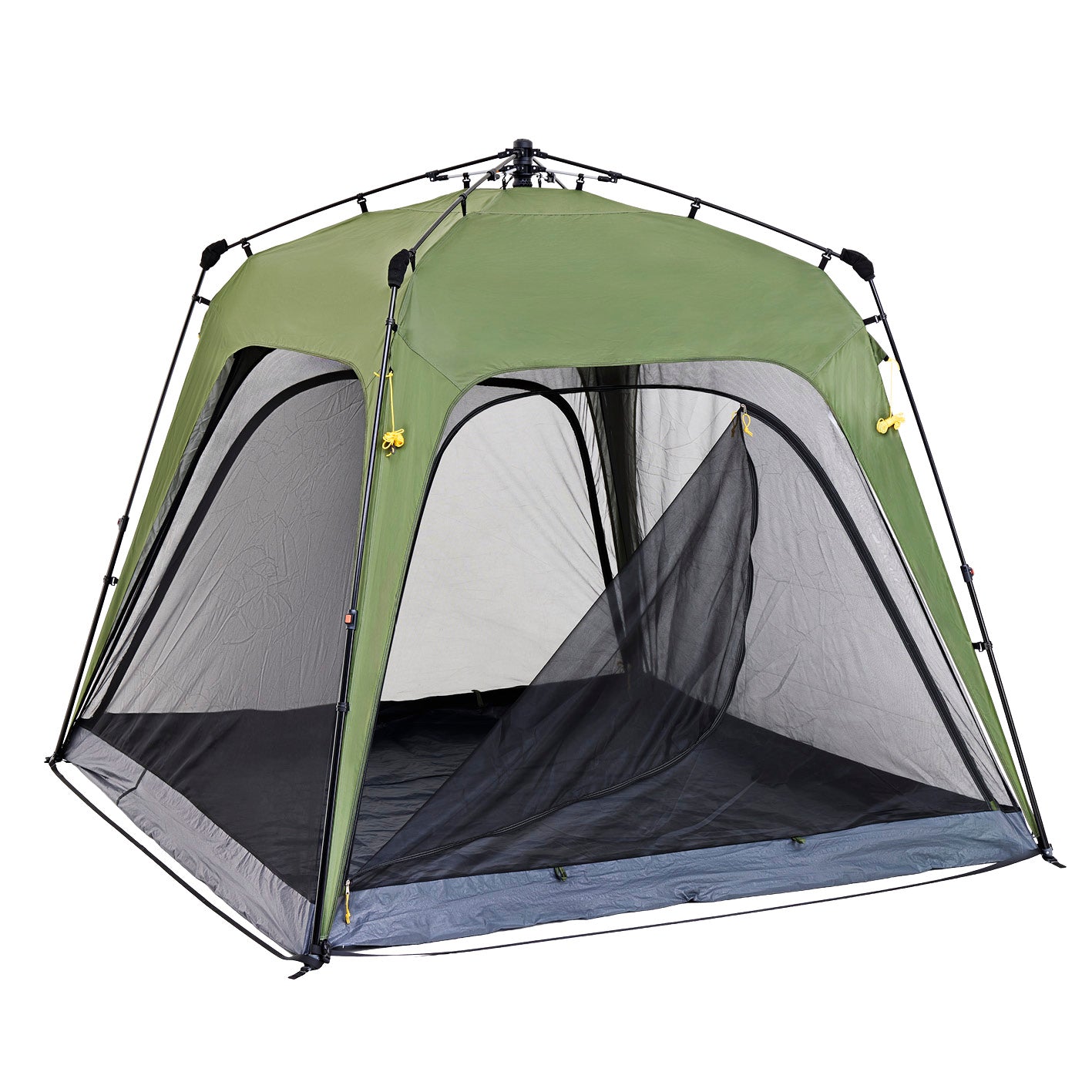 Moskitonetz Einbausatz für Pavillon - 240 x 240 x 175 cm - schwarz