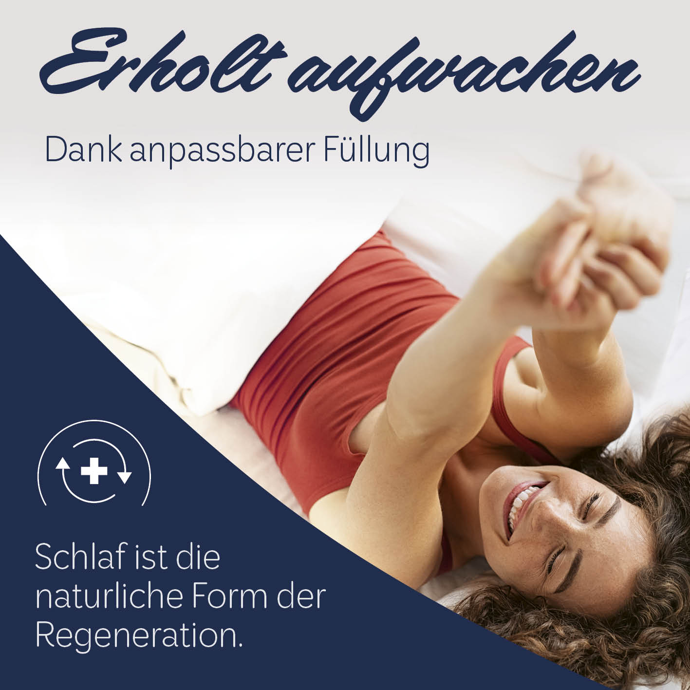 Microfaser Kopfkissen gesteppt - 80 x 80 cm - 2er-Set
