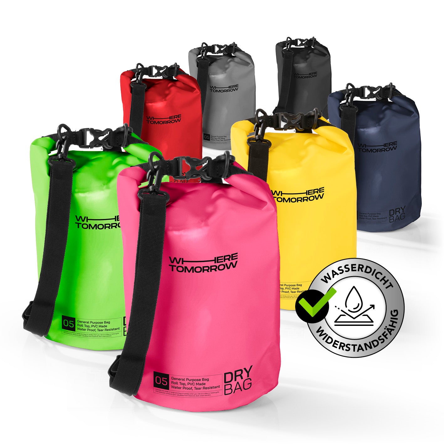 Dry Bag 5L - Style 01 - Pink