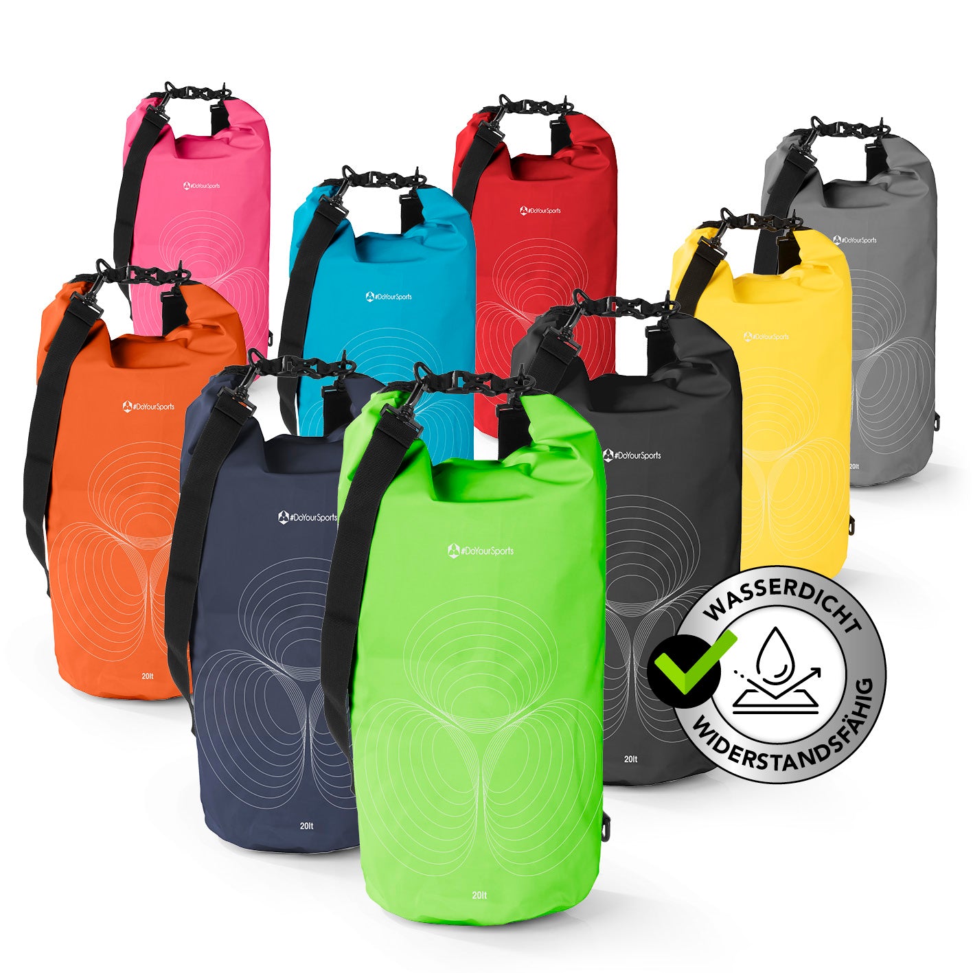 Dry Bag 20L - Grün