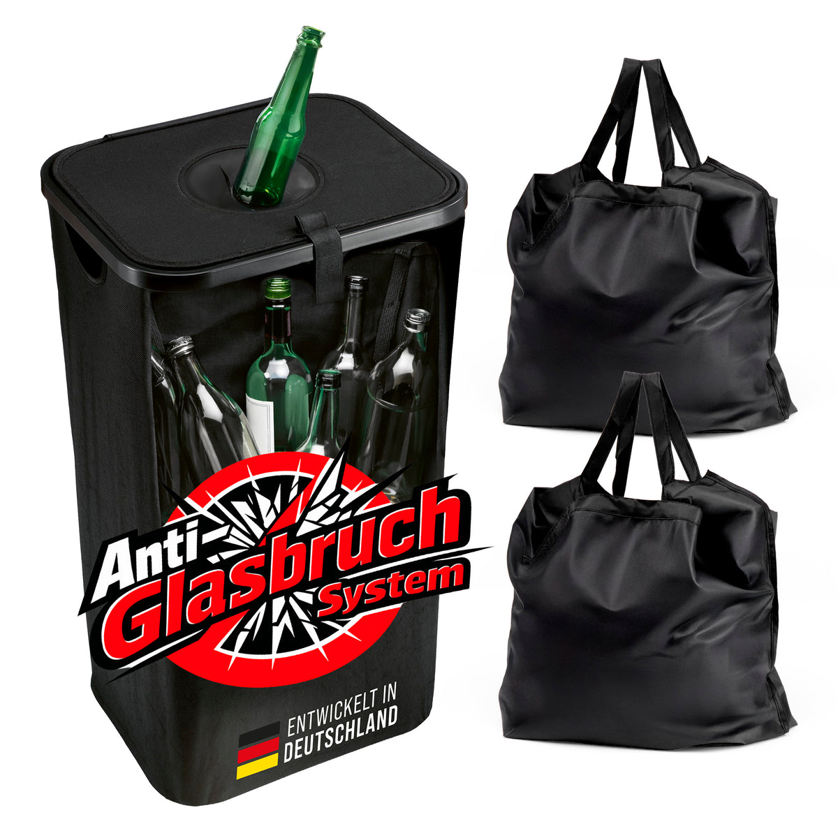 Der EASYmaxx Pfandflaschen Sammelbehälter – endlich weniger Glasbruch!