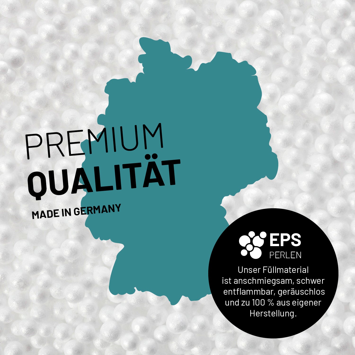 Sitzsack Drops (300 L) - indoor & outdoor - Senfgelb mit hochwertigem, geräuschlosem EPS-Perlenfüllmaterial aus deutscher Herstellung.