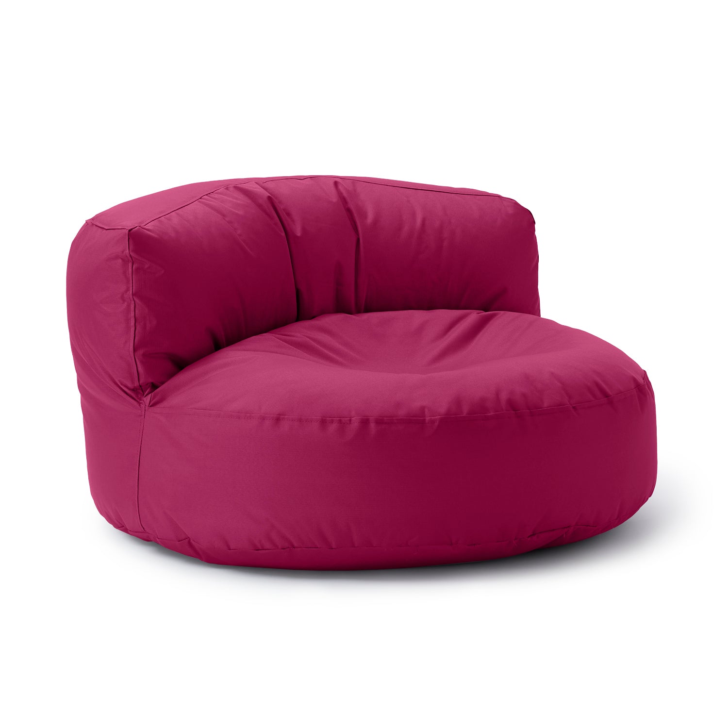 Sitzsack Lounge (320 L) - indoor & outdoor - Weinrot, bequemer, großer Sitzsack mit Rückenlehne für drinnen und draußen.