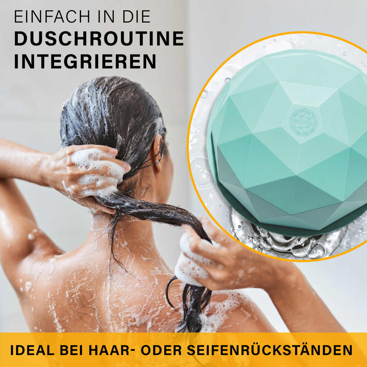 Abfluss-Pömpel für Dusche & Waschbecken