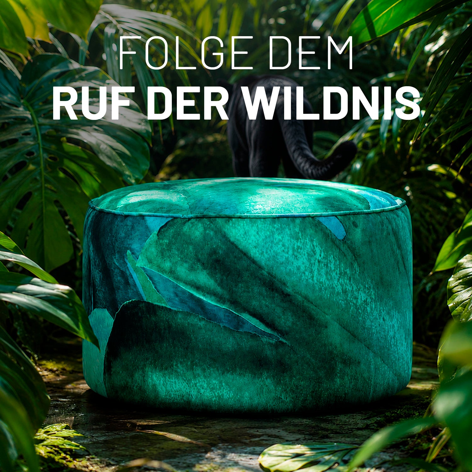 Sitzsack Pouf Botanical