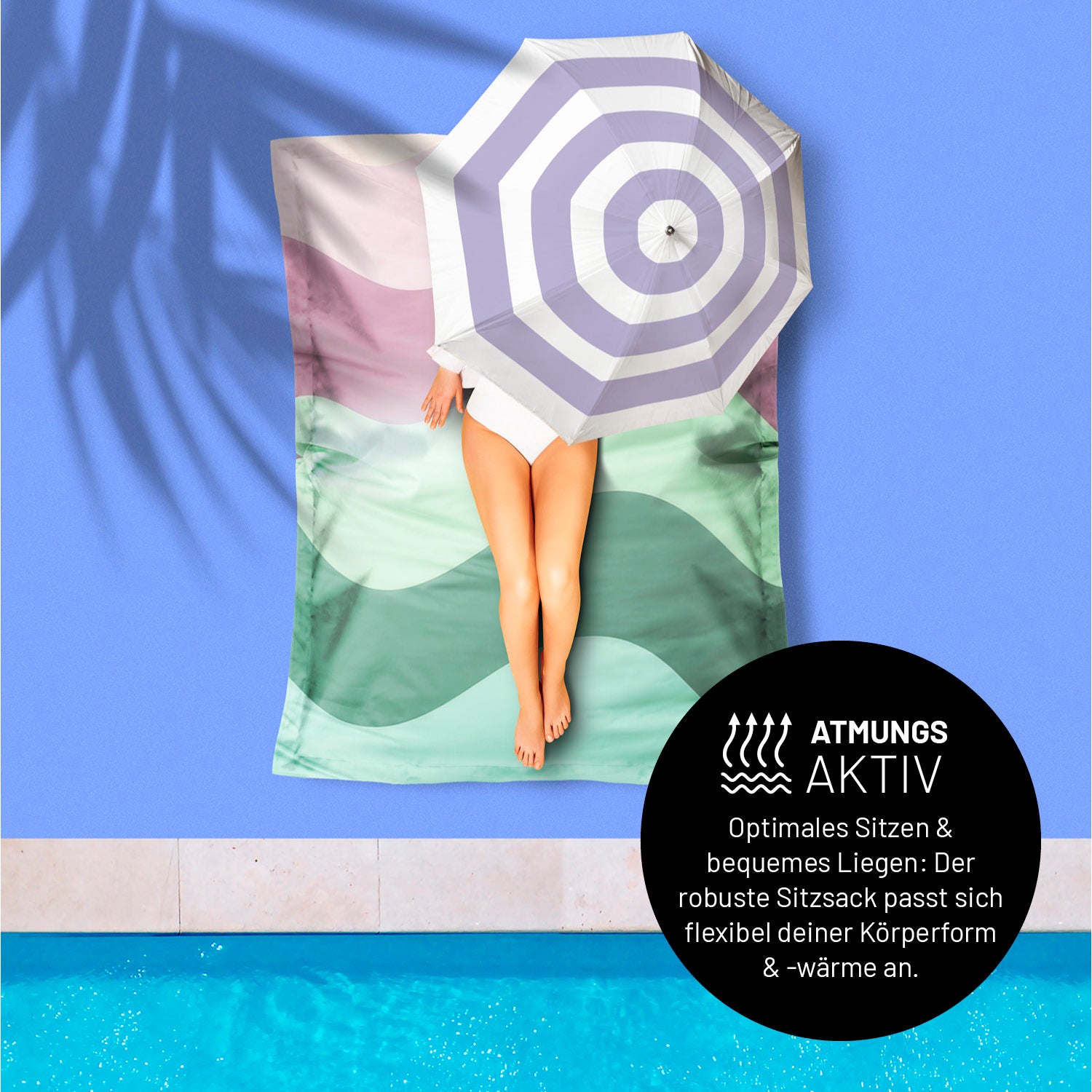 Sitzsack Classic XXL (380 L) - indoor & outdoor - Special Edition Wave