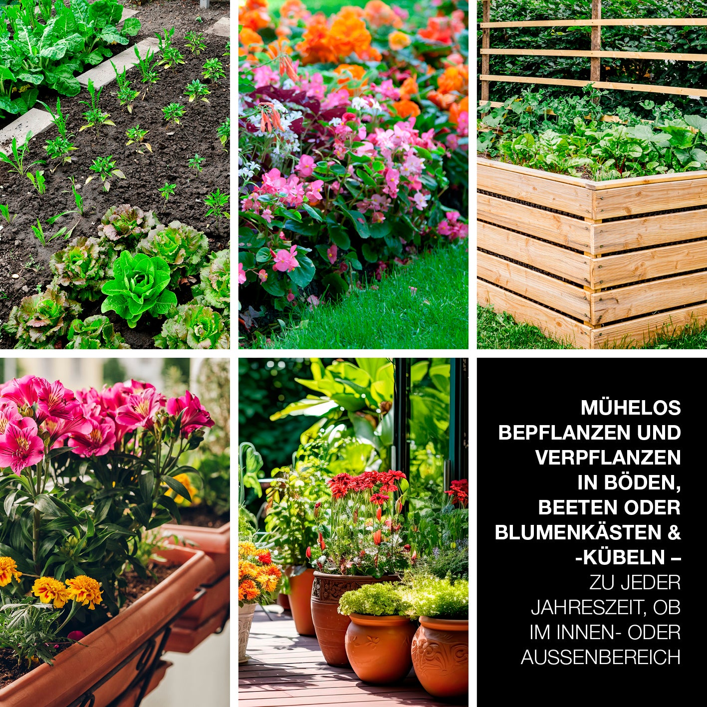 Gartenwerkzeug-Set mit Wurzelsägefunktion - 2-tlg.