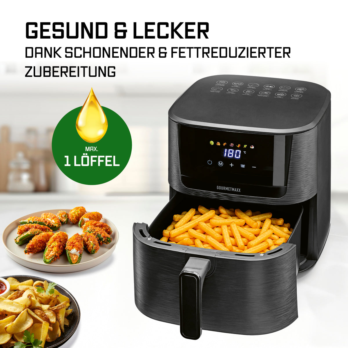 Heißluftfritteuse 6,5 Liter