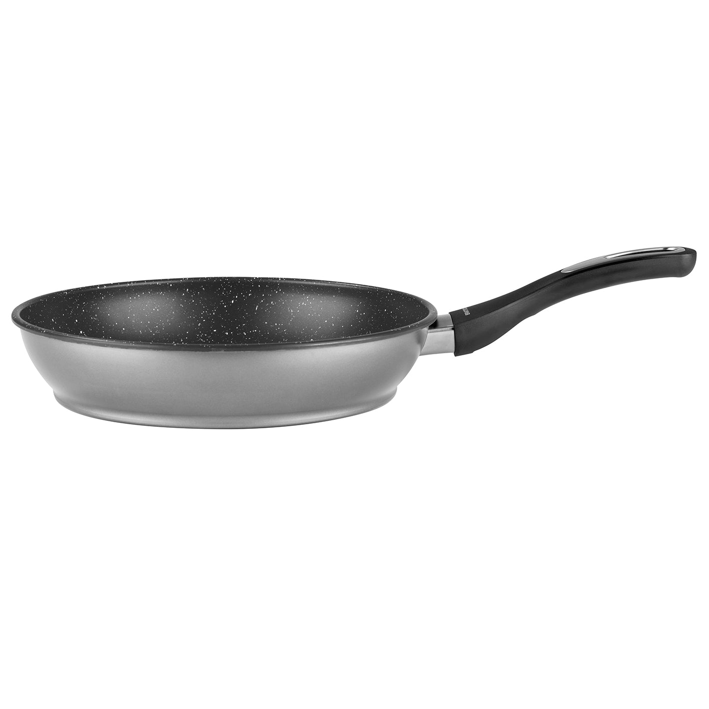 Keramik-Pfanne - 28 cm mit robuster 2-facher Keramikbeschichtung, kratzunempfindlich und Cool-Touch-Griff mit Edelstahleinsatz.