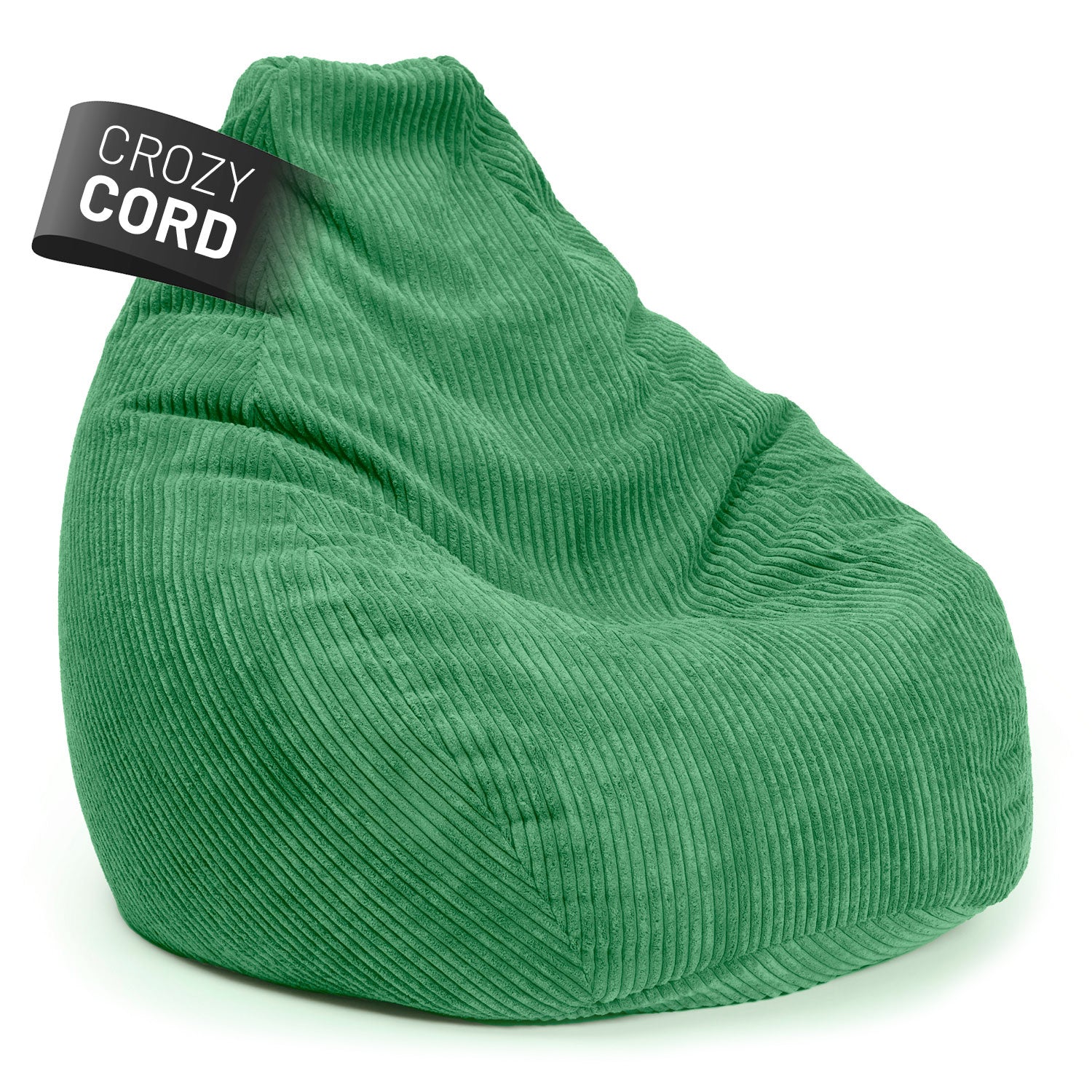 Sitzsack GIANT aus der Cord-Reihe - Dunkelgrün