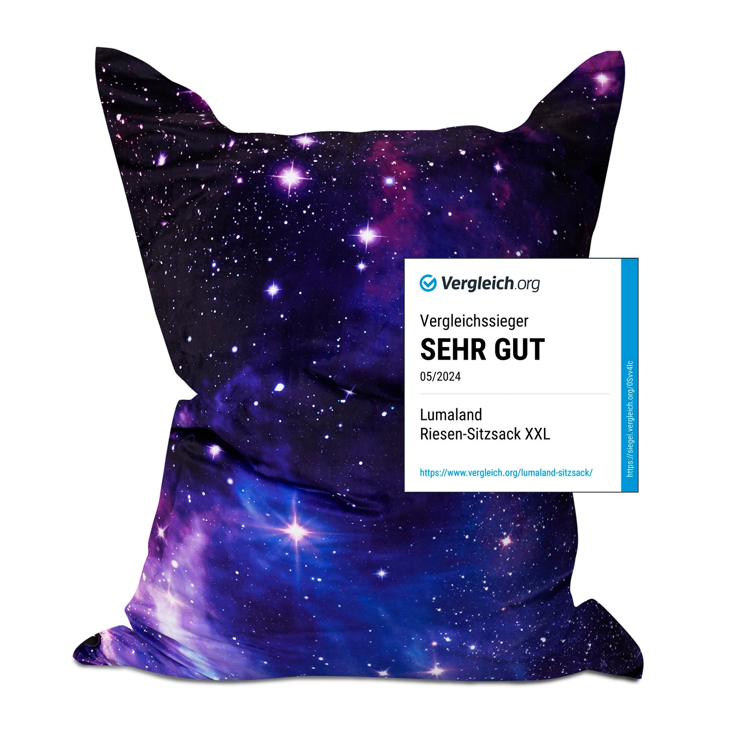 Sitzsack Classic XXL (380 L) - Special Edition Galaxy, indoor & outdoor, mit hochwertiger Füllung und pflegeleichtem Material.