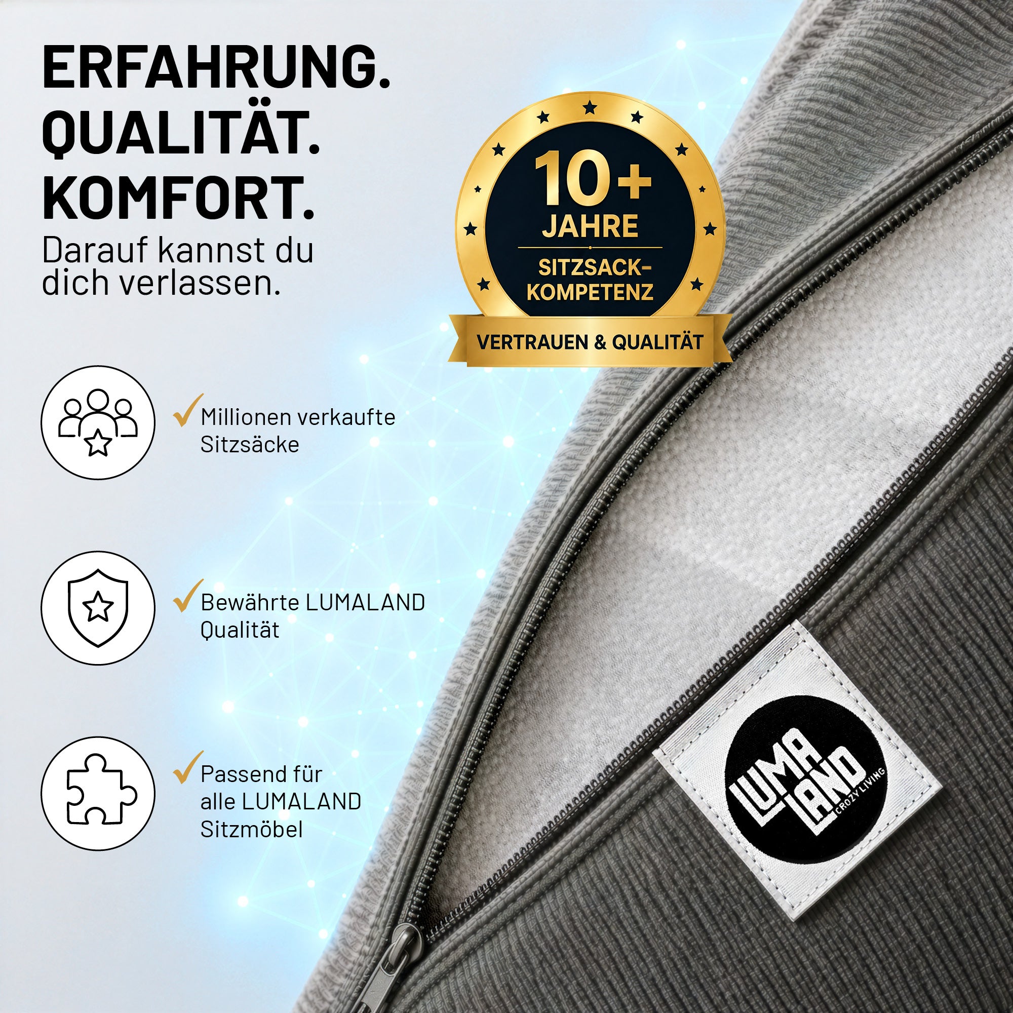 EPS Perlen (150 L) - Sitzsack Füllung - Nachfüllpack