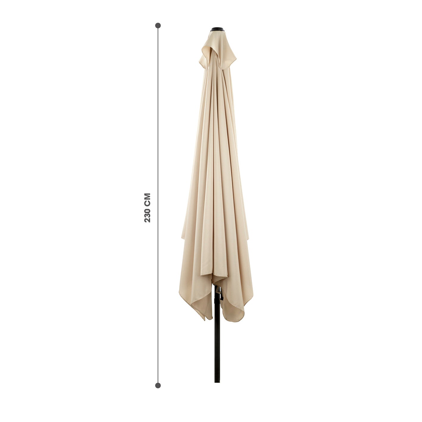 EASYmaxx Sonnenschirm - rechteckig, beige
