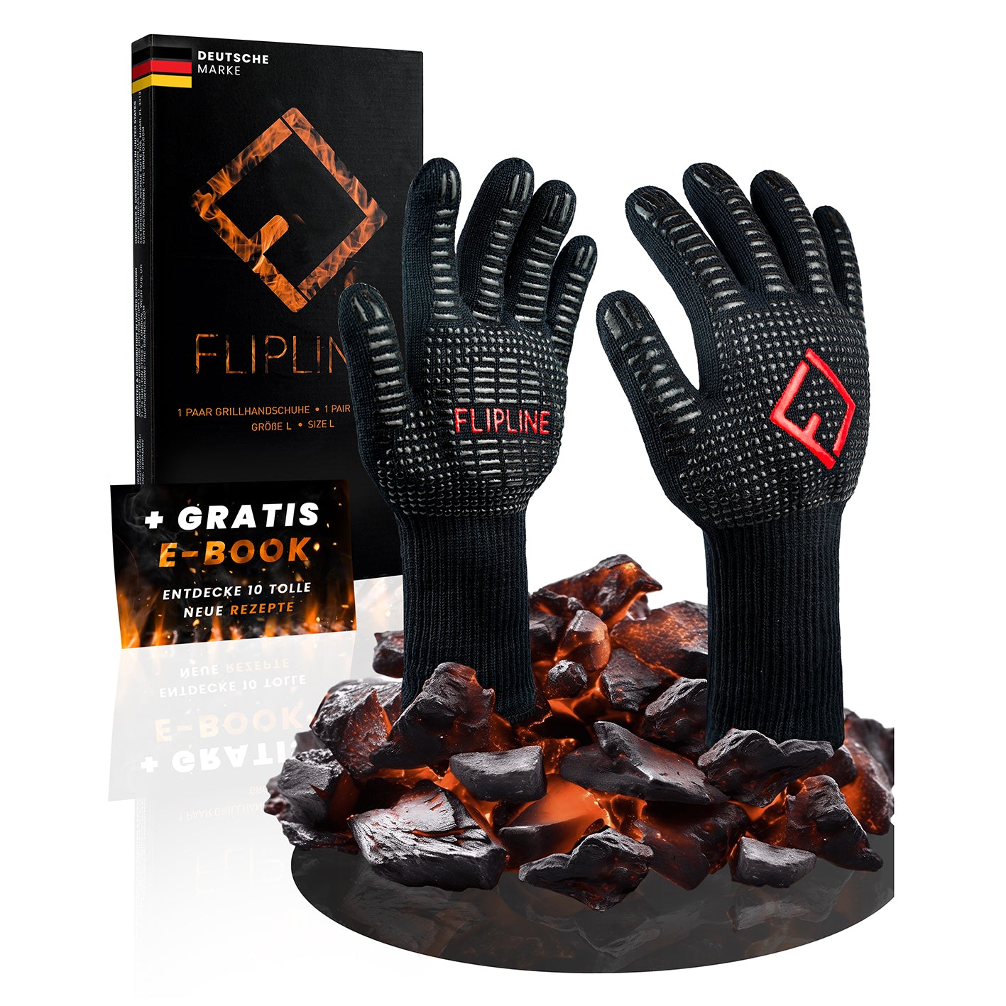 Grillhandschuhe - Größe L