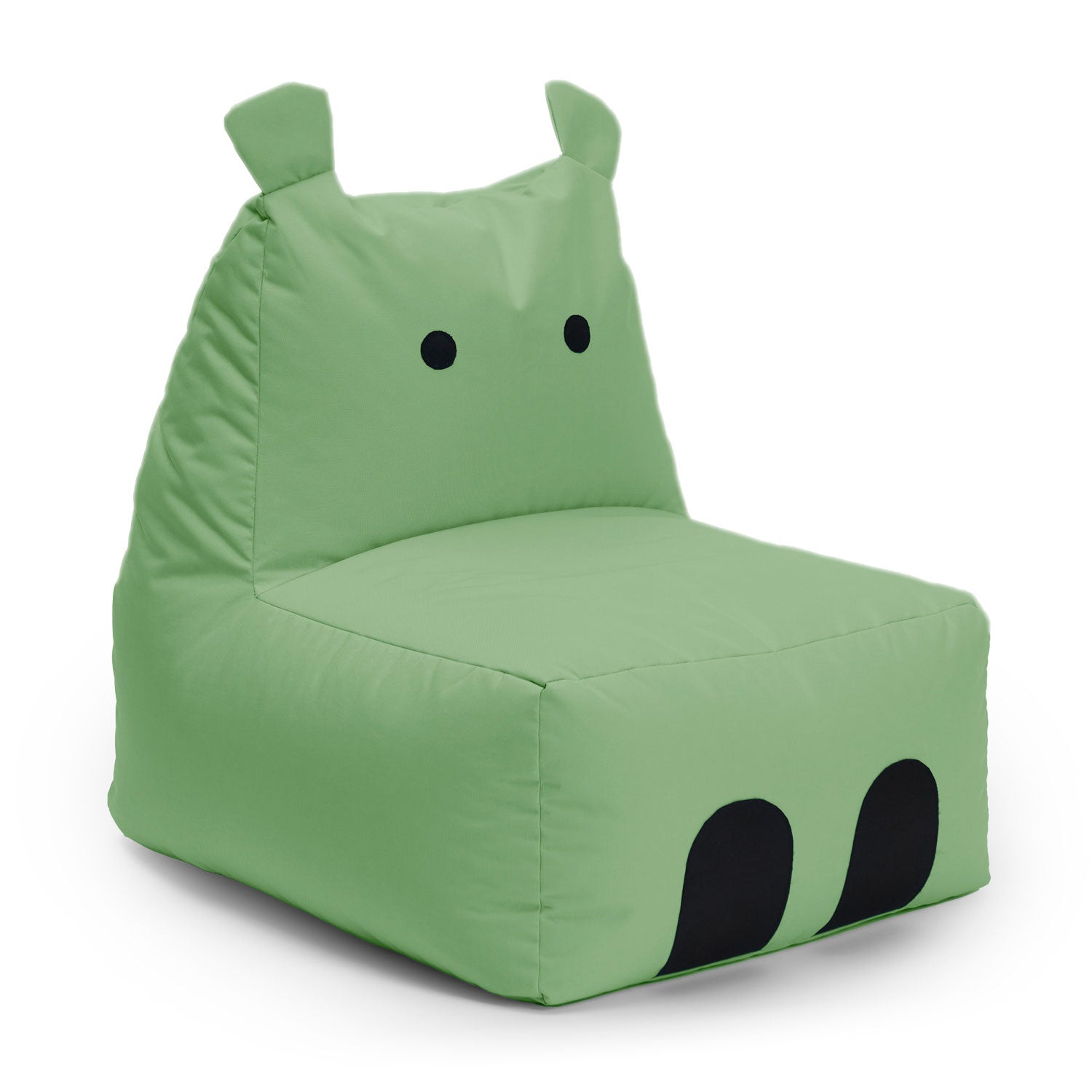 Kindersitzsack Animal Line Hippo (200 L) - indoor & outdoor - Pastell Grün