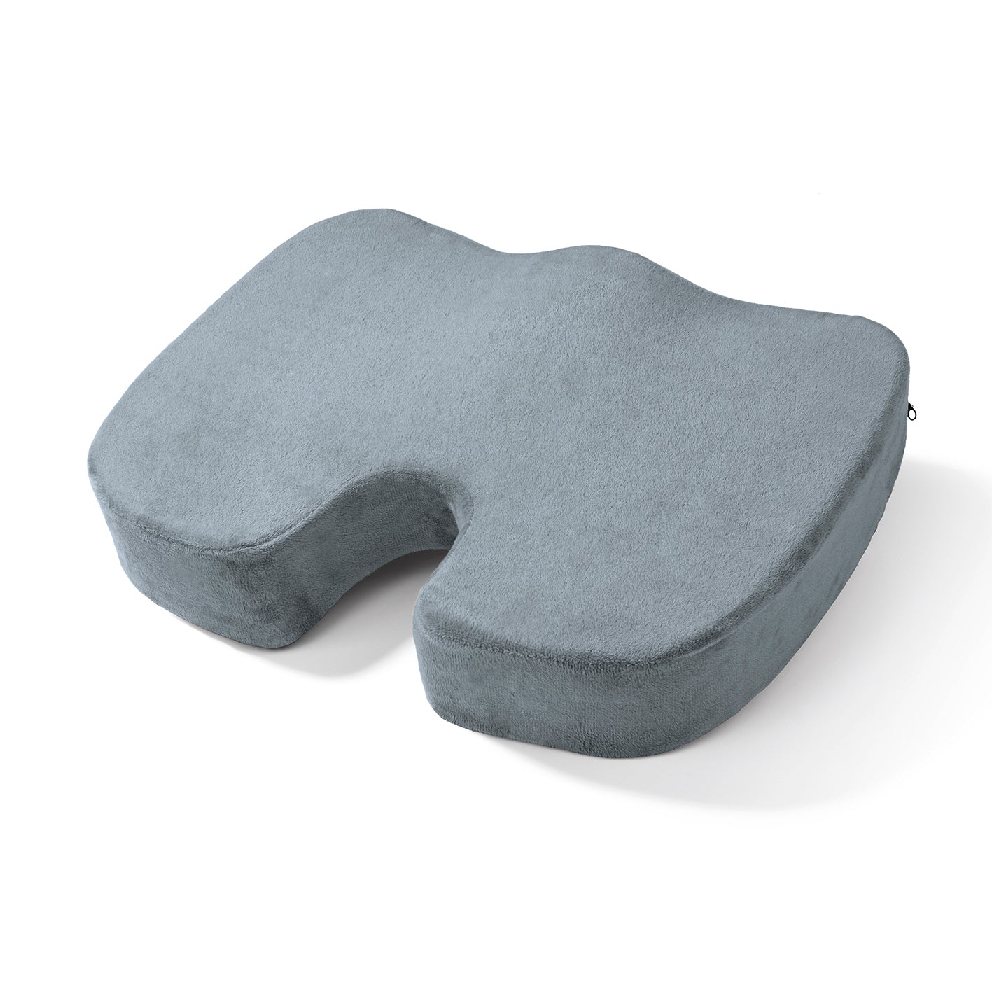 Ergonomisches Gel-Sitzkissen inkl. Fleecebezug - grau