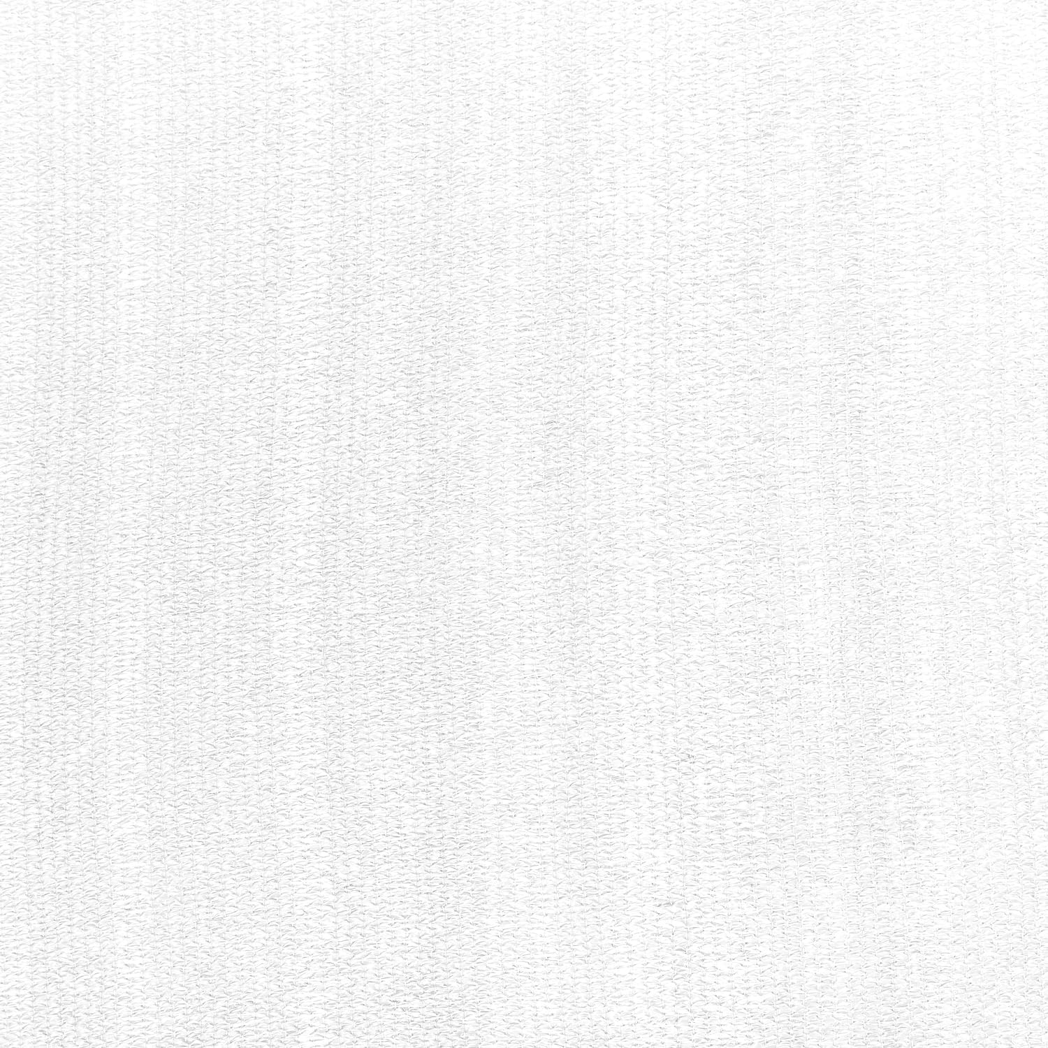 Sonnensegel 100% HDPE mit Stabilisator für UV-Schutz - Quadrat 3 x 3 Meter - Weiß, reißfestes, stabiles und pflegeleichtes Material.