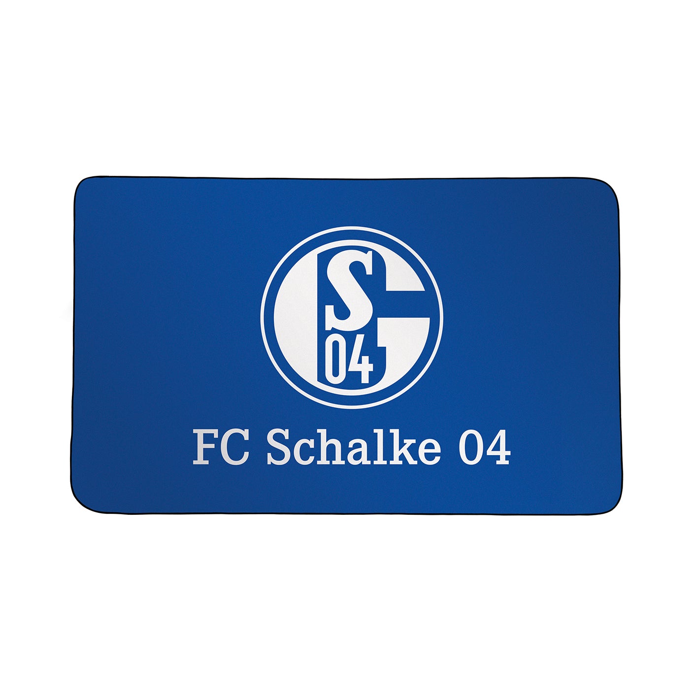 Sporthandtuch Deluxe - 80x130 cm - weiß/blau