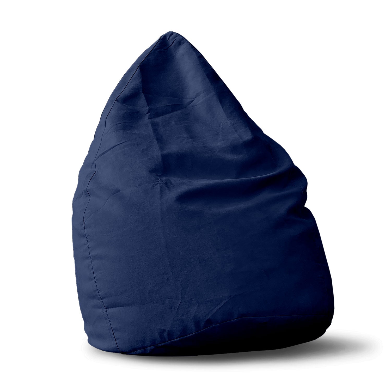 Luxury XL Sitzsack (120 L) - indoor - Dunkelblau von Lumaland, bequemer Sitzsack für Wohnzimmer und Kinderzimmer, stilvolles Design.
