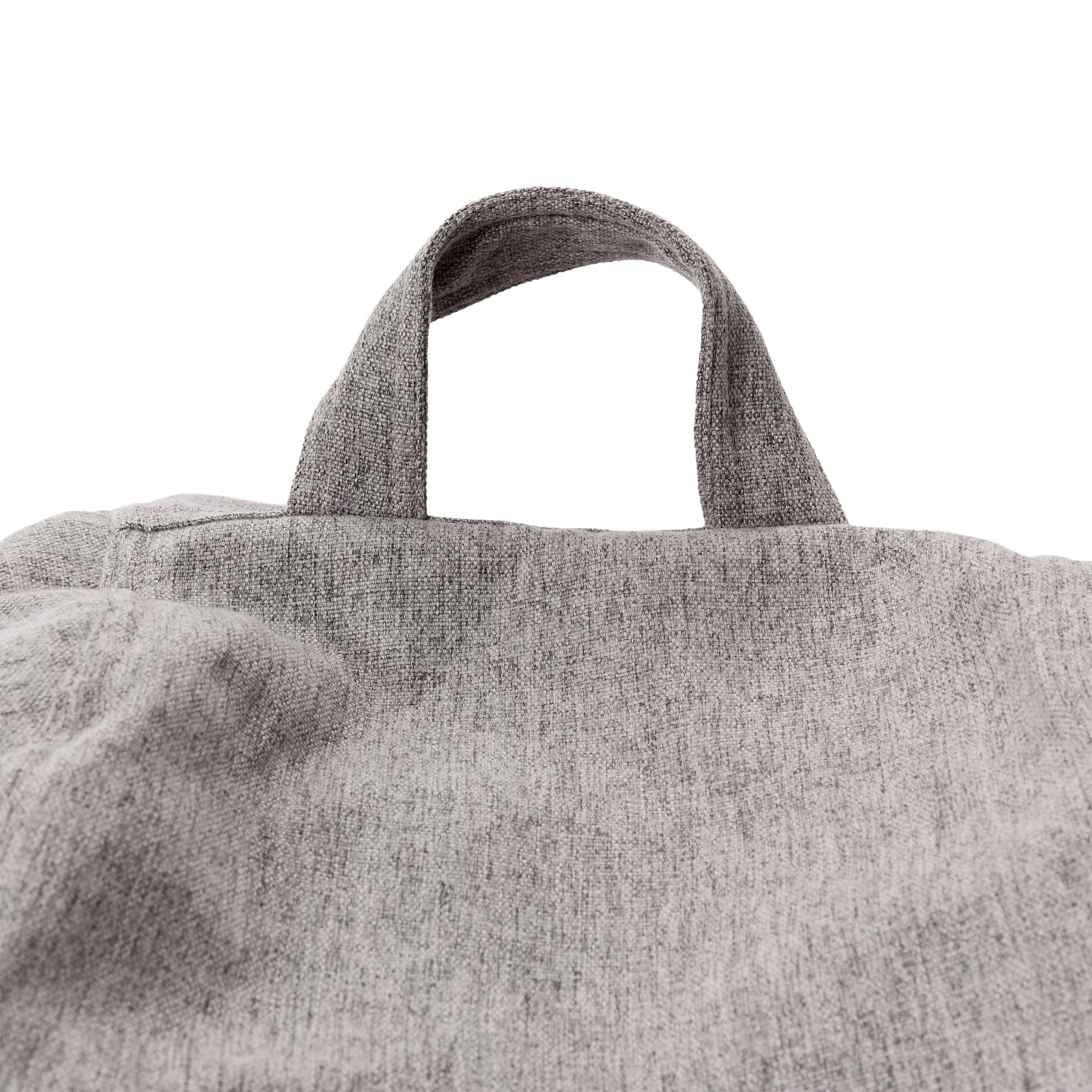 Comfort Line Sitzsack XXL (315 L) Hellgrau mit Griff aus hochwertigem, geruchsneutralem Material für drinnen.