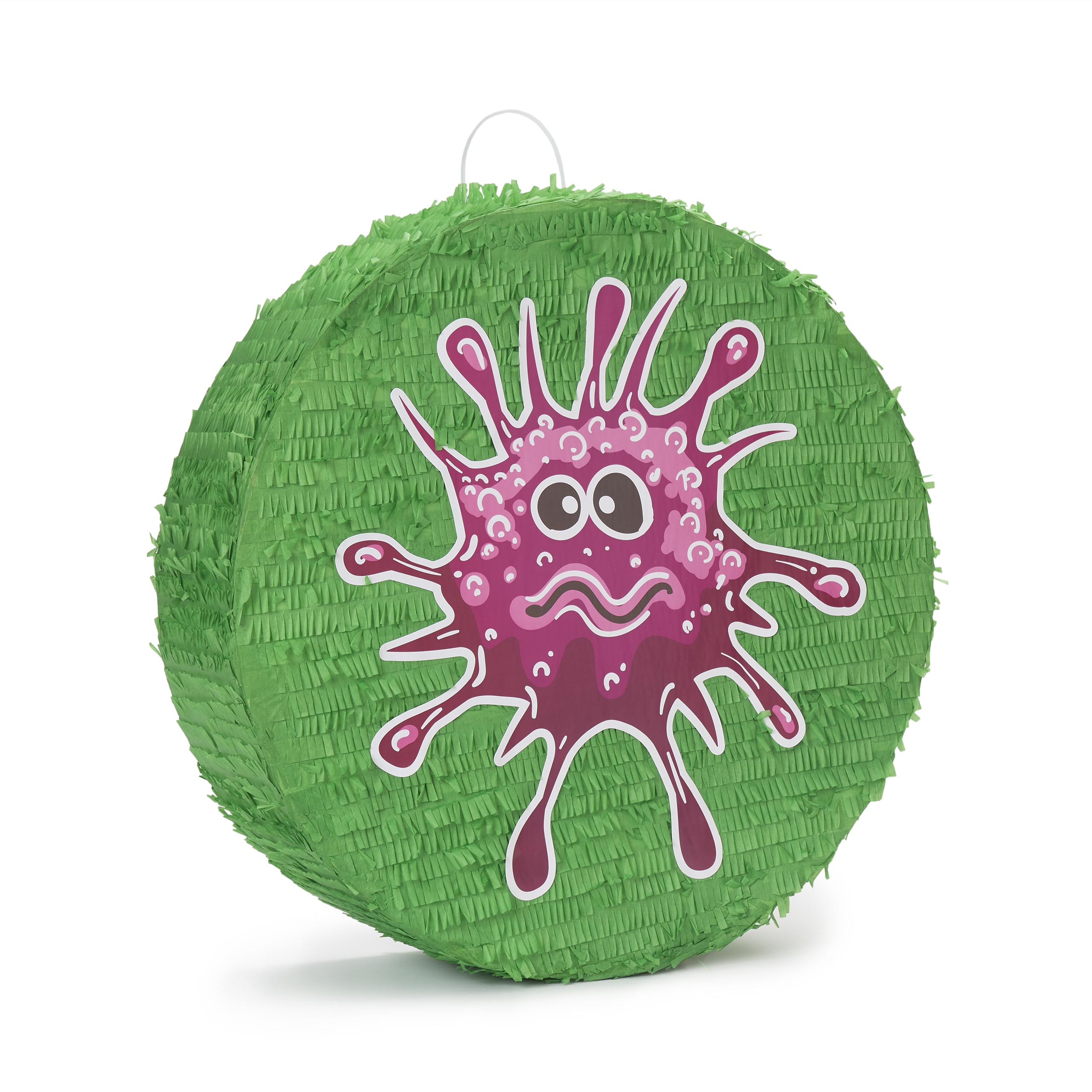 Pinata Set zum Befüllen inkl. Schläger & Augenbinde "Beat The Virus"