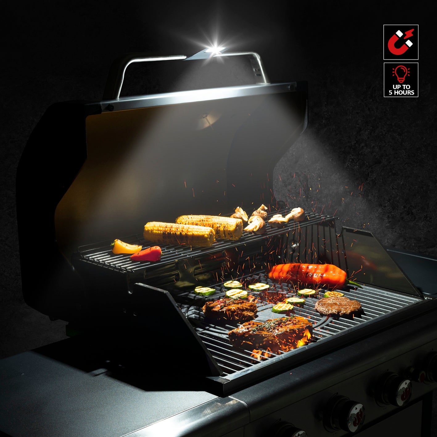 LED-Grilllampe