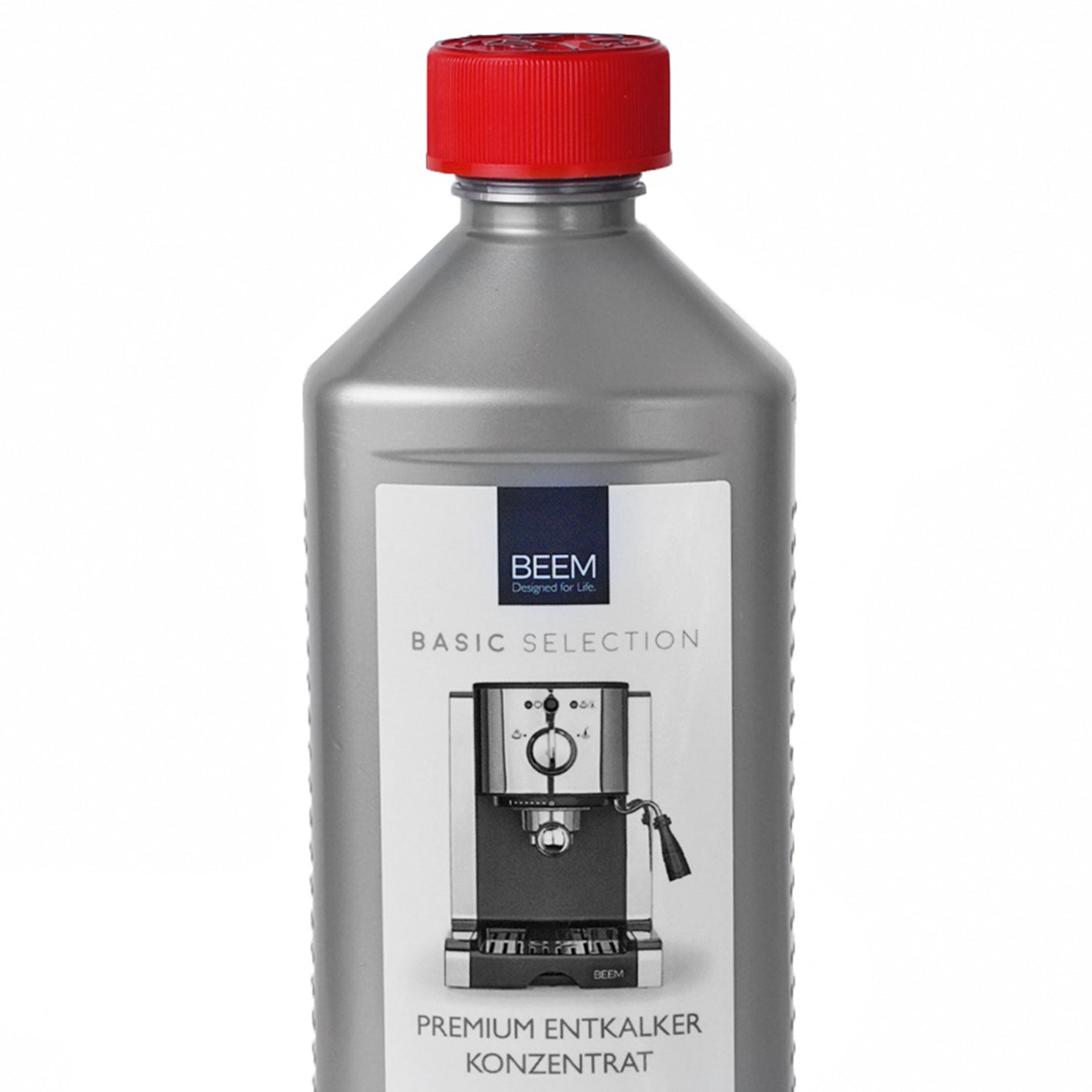 Entkalkerkonzentrat Premium 500ml zur effektiven Reinigung und Entkalkung aller Kaffeemaschinen in praktischer Flasche.