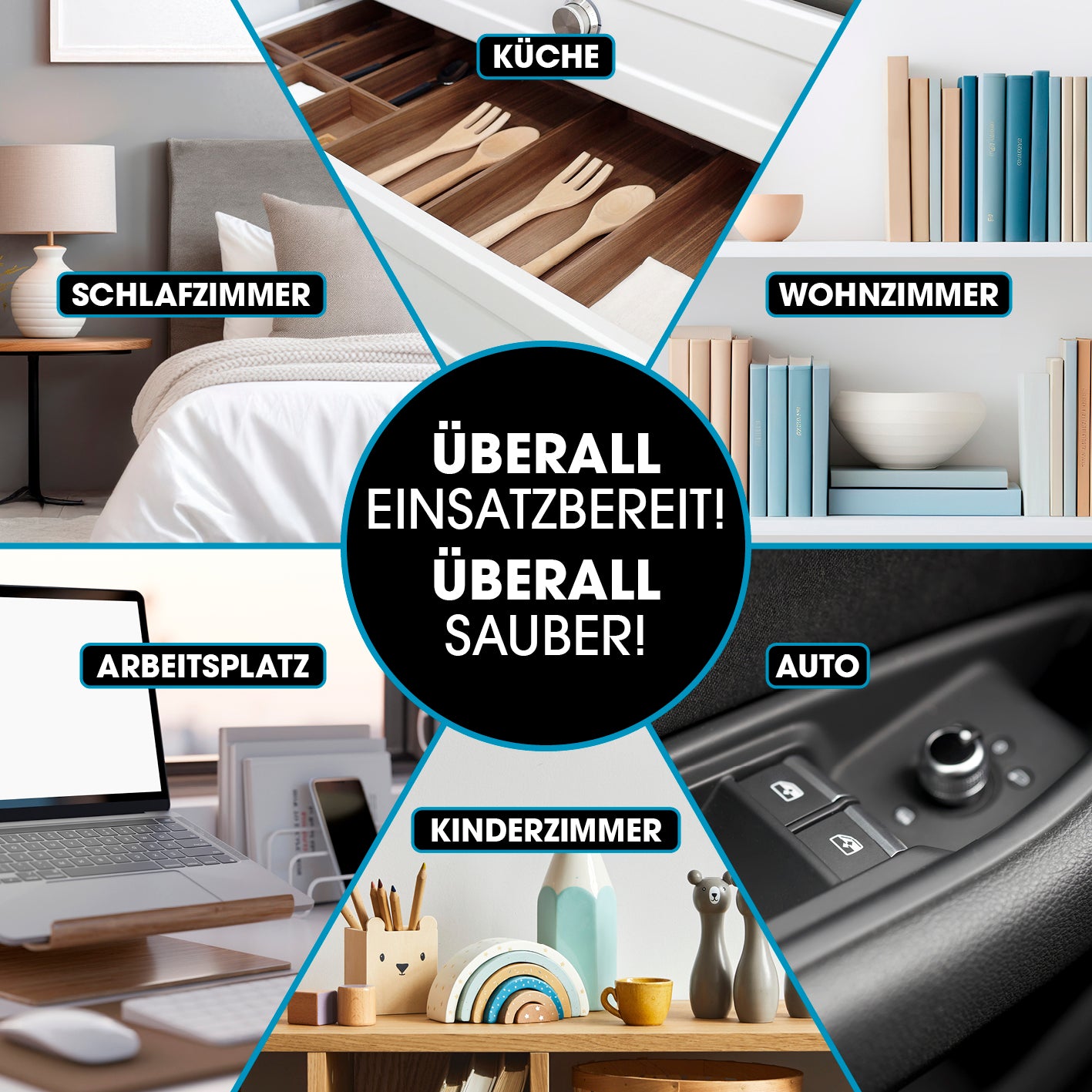 2in1-Akkusauger mit Saug- & Gebläsefunktion