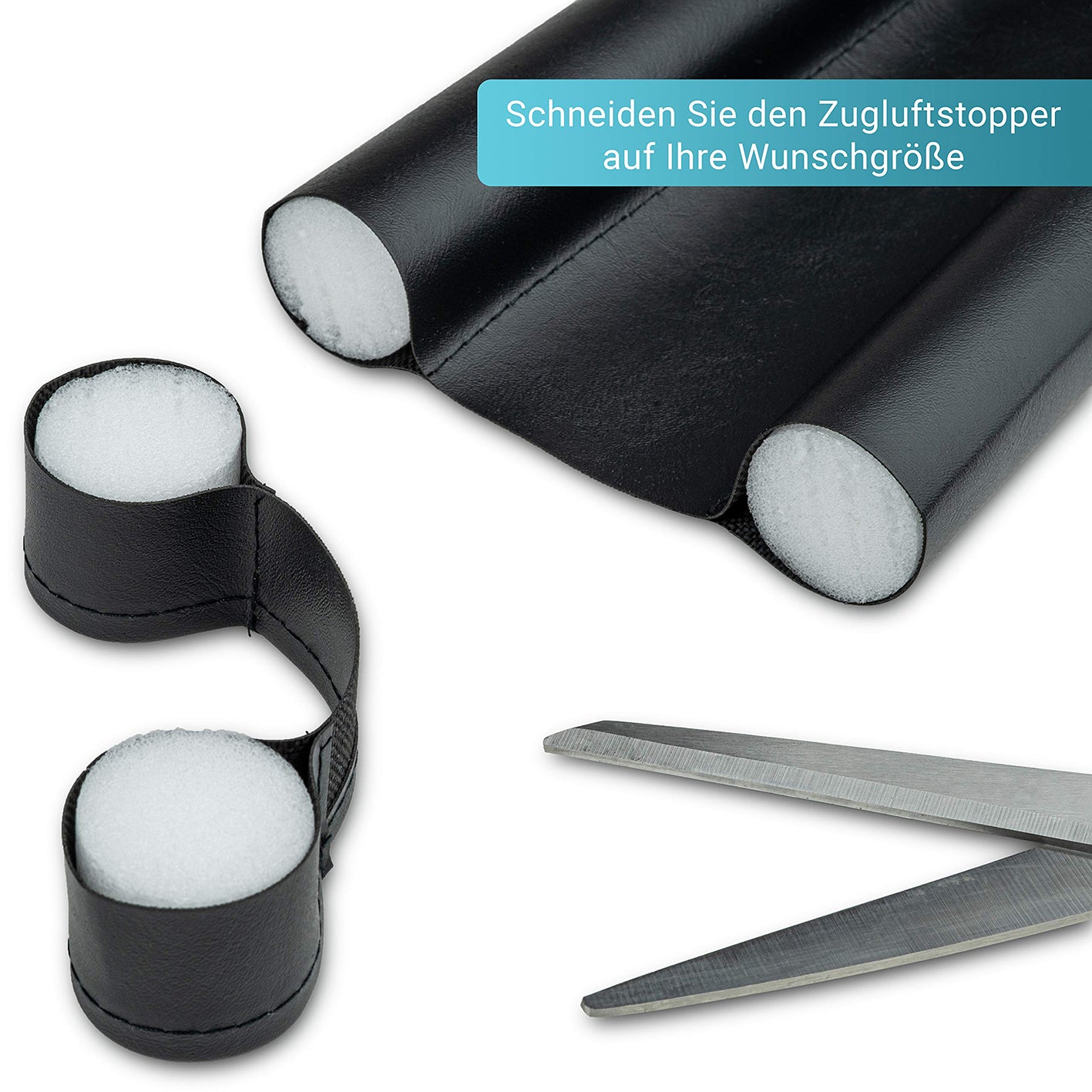 Zugluftstopper für Türen 2er-Set