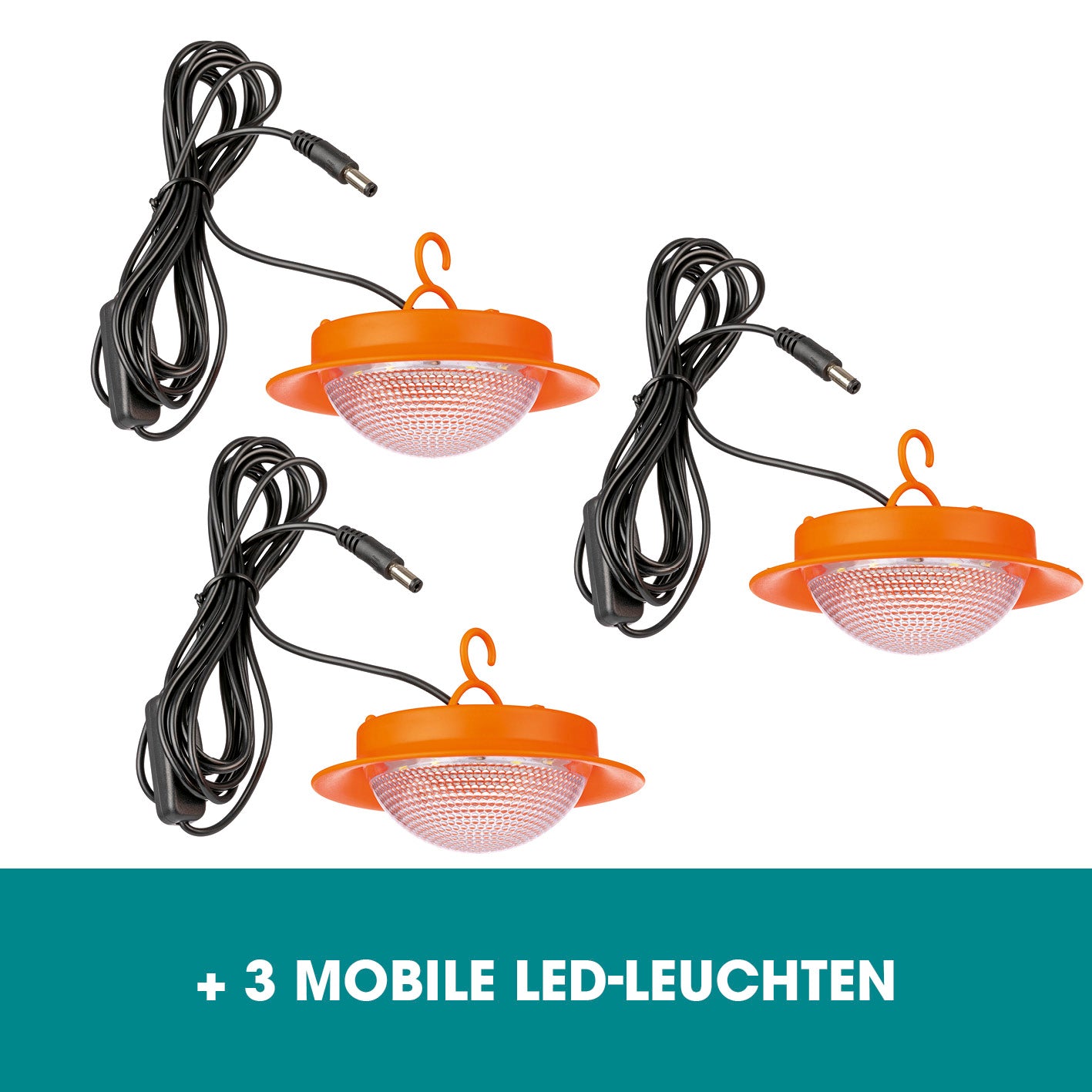 Solar-Generator Kit 4500mAh - schwarz/orange