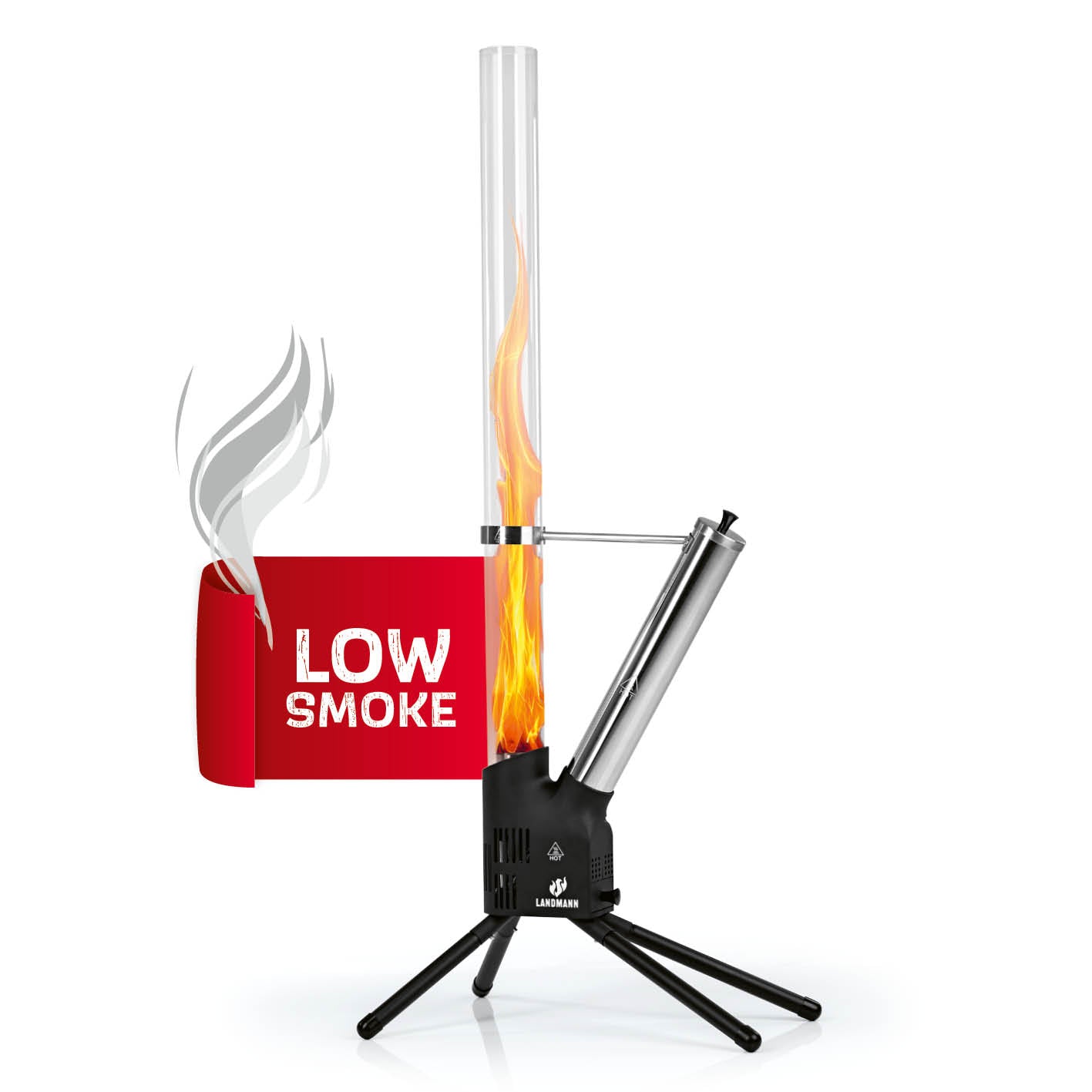 Pellet-Feuersäule