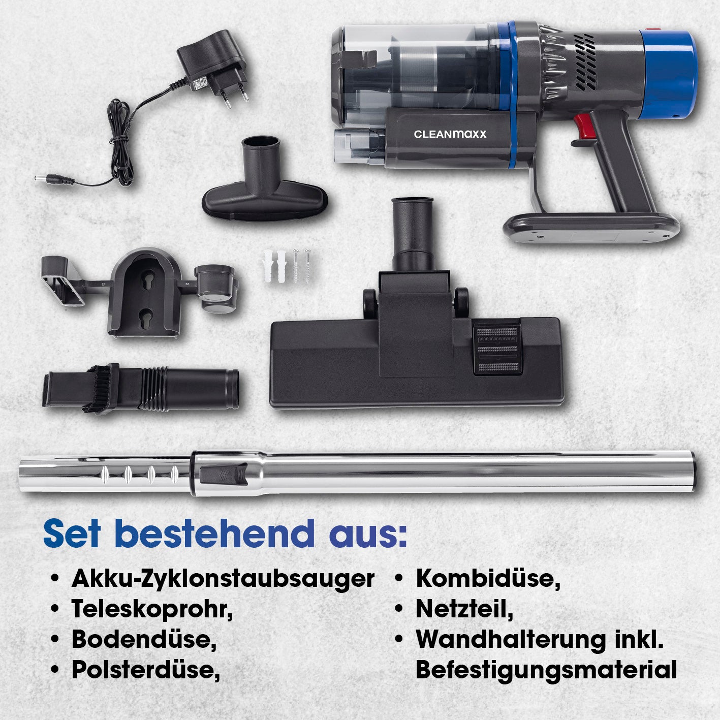 Kabelloser Hand- und Bodenstaubsauger