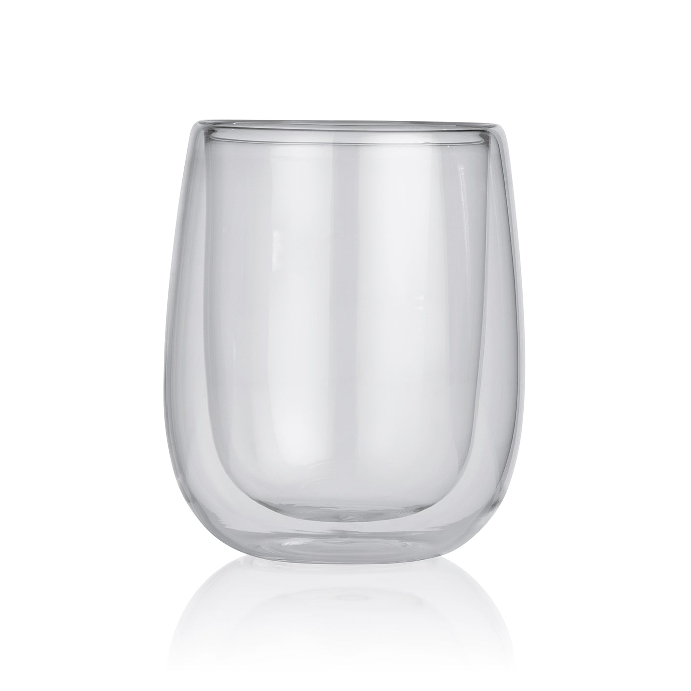 Thermoglas Set 4-tlg. - je 2x Cappuccino & Latte Macchiato, doppelwandiges Borosilikatglas, wärmeisolierend, ca. 250-350 ml.