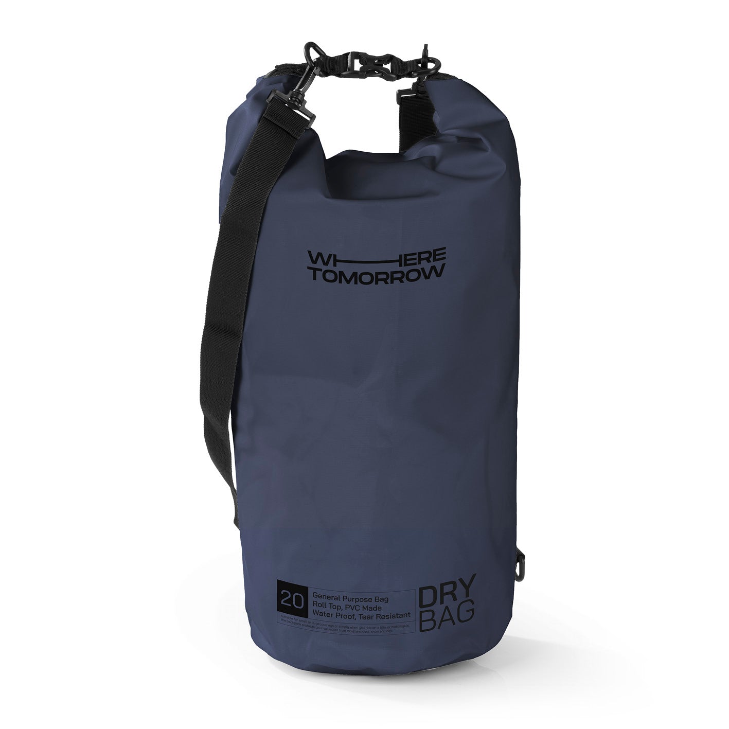 Dry Bag 20L - Style 01 - Dunkelblau