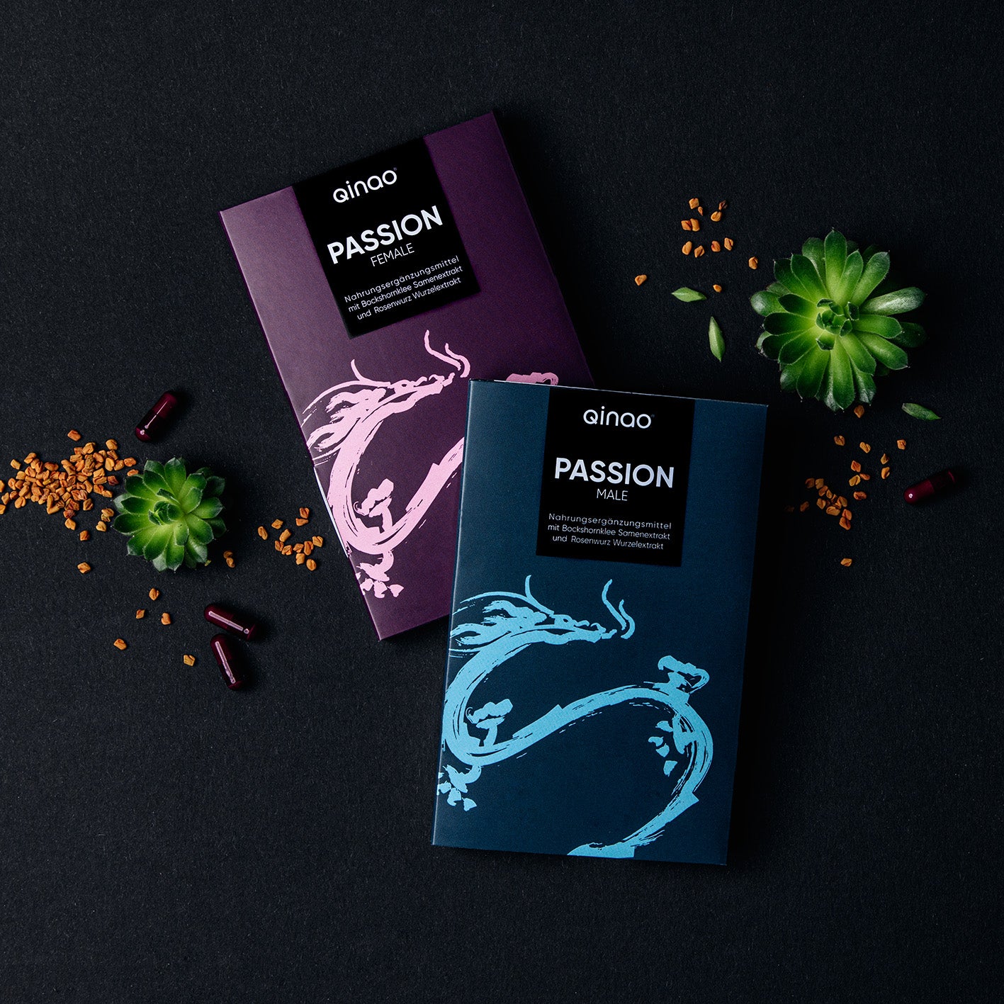 Nahrungsergänzungsmittel PASSION MALE - 2er-Set (2x 90 Kapseln)