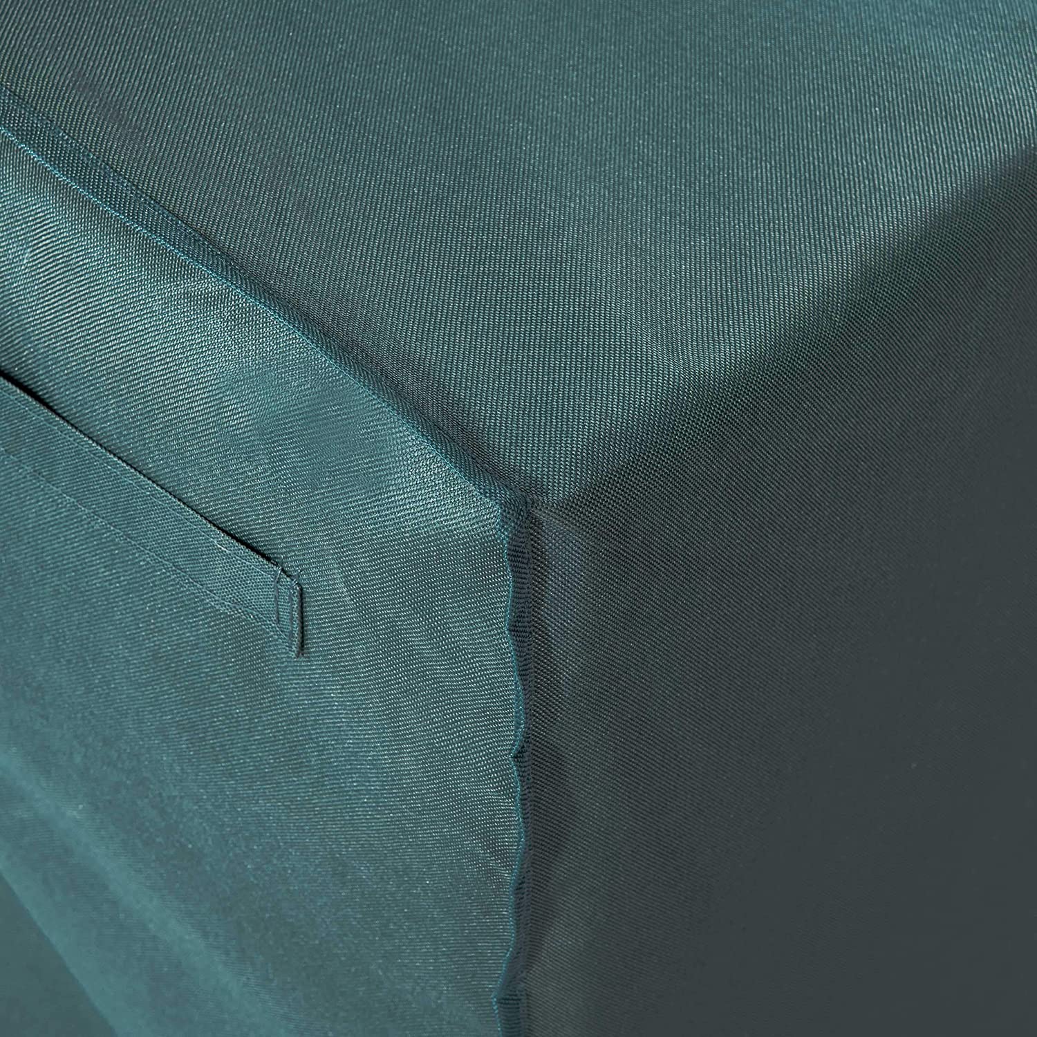 Abdeckplane für Gartenstühle - 64 x 79 x 102 cm in Grün/Grau, wasserdicht, reißfest, UV-beständig, mit Haltegriff und abwaschbarer Oberfläche.