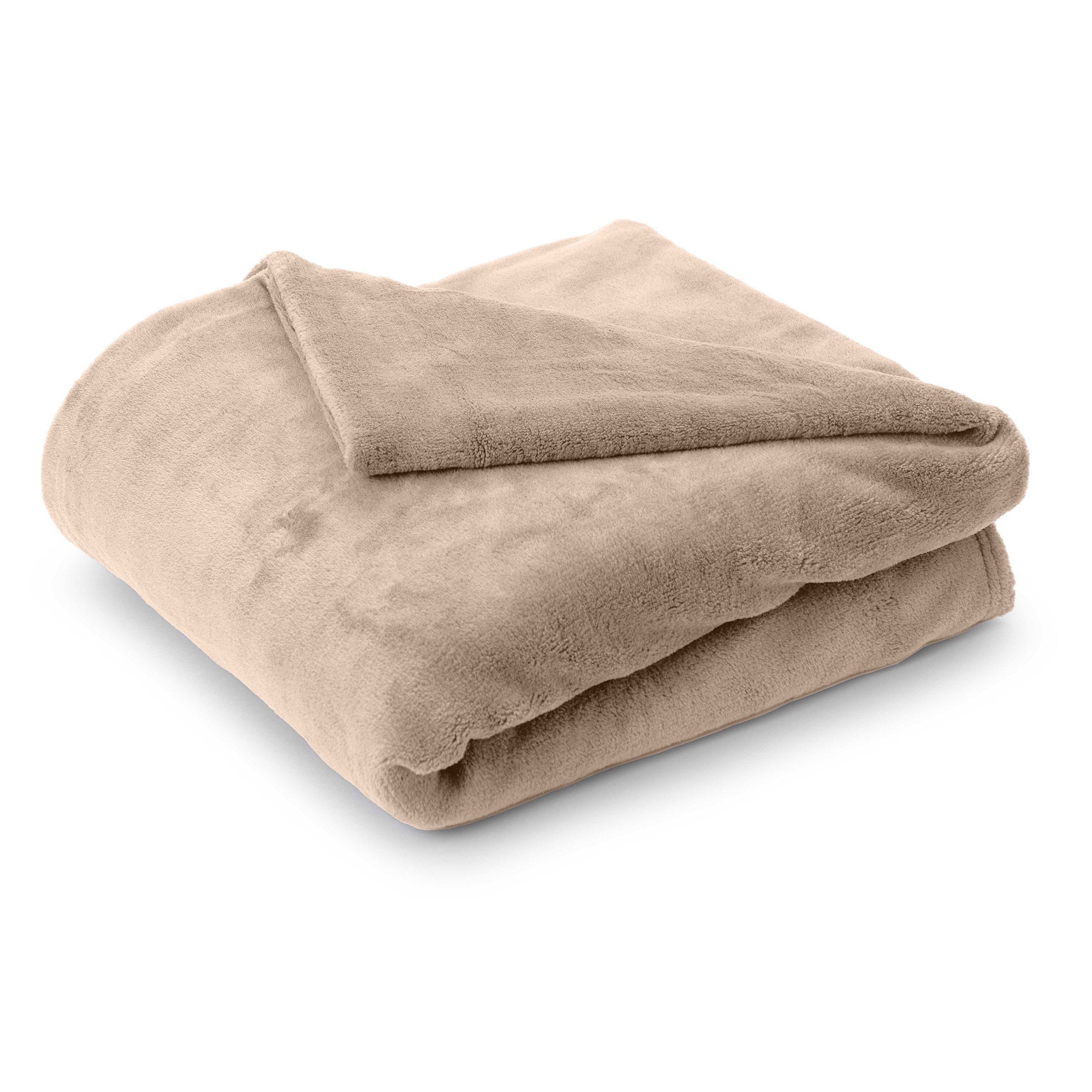 Kuscheldecke - 150x200 cm - Sofadecke & Tagesdecke - Hellrosa aus weichem Coral-Fleece, kuschelig und pflegeleicht.