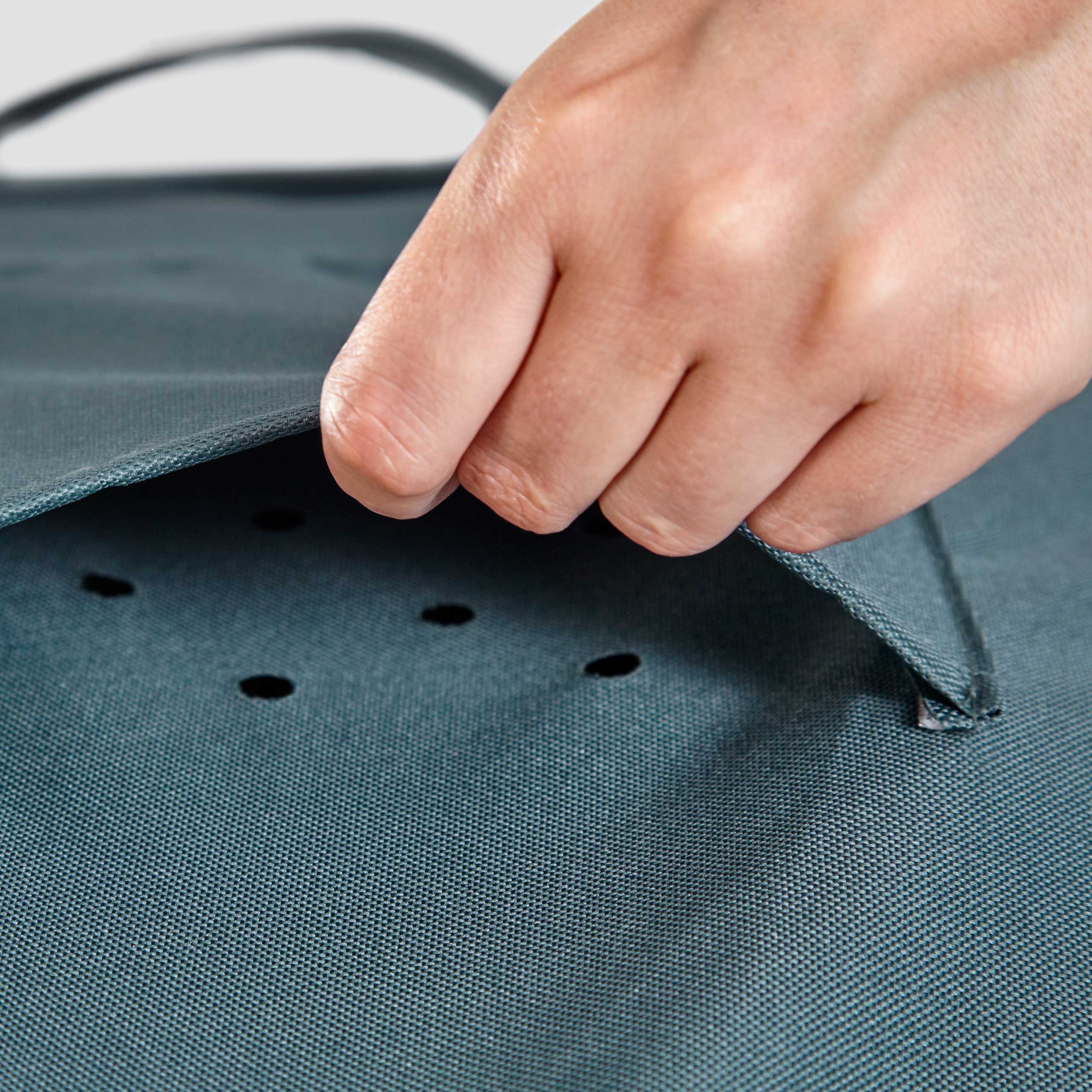 Gartenmöbelabdeckung Grill Abdeckhaube - 152,4 x 63 x 125 cm in Grün/Grau aus robustem, wasserdichtem Oxford 600D Gewebe.